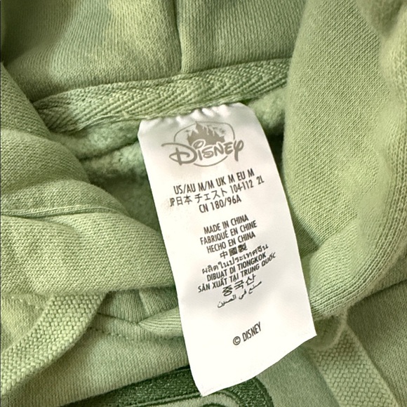 Disney Light Green Hoodie - Picture 3 of 4